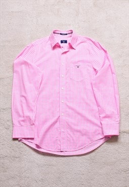 Gant Pink White Check Casual Shirt 