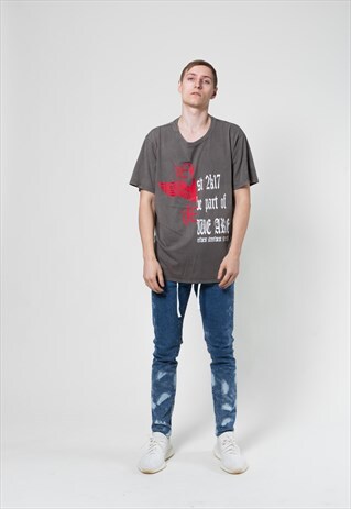 SPLIT OVERSIZED T SHIRT