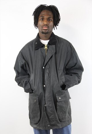 VINTAGE NAVY WAX JACKET