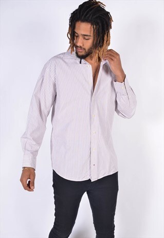 VINTAGE TOMMY HILFIGER LONG SLEEVE SHIRT WHITE