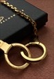 AUTHENTIC LOUIS VUITTON CLASP- REWORKED CHUNKY NECKLACE