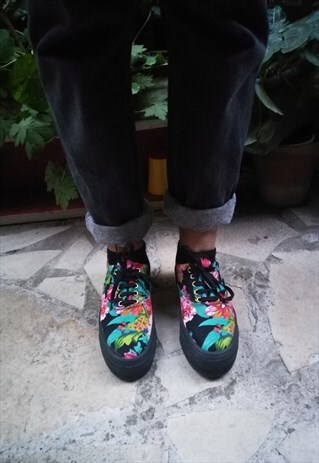 VINTAGE FLORAL SHOES
