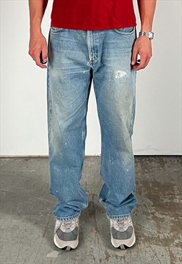 Vintage Carhartt Jeans Men's Light Blue