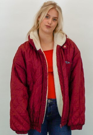 VINTAGE SHEARLING PUFFER COAT