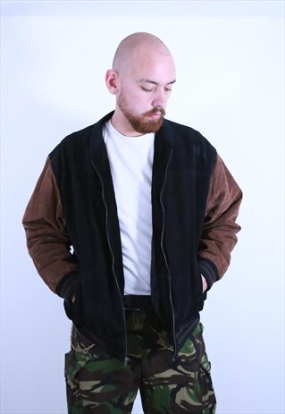 90'S SUEDE BOMBER JACKET