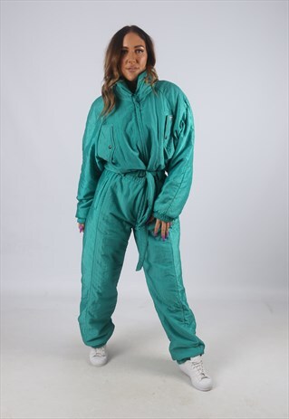 VINTAGE ETIREL FULL SKI SUIT SNOW SPORTS UK 16 XL (KBU)