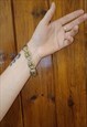 VINTAGE 80S GOLD TONE CHUNKY BRACELET