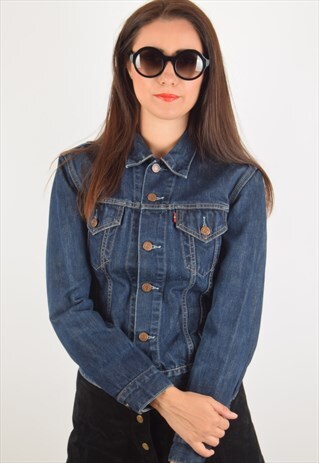 VINTAGE LEVI'S DENIM JACKET SIZE S (1168)