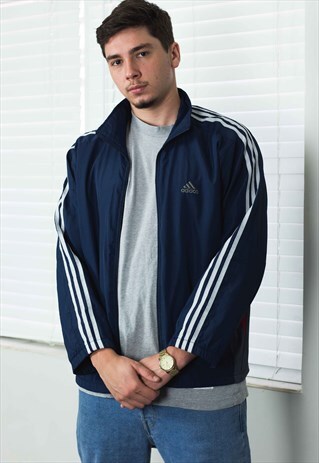 VINTAGE ADIDAS JACKET LOGO 90S XL 15.5