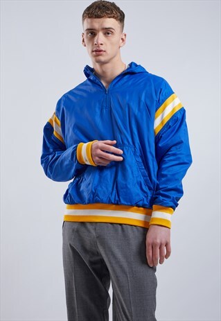 VINTAGE 1/4 ZIP SHELL JACKET
