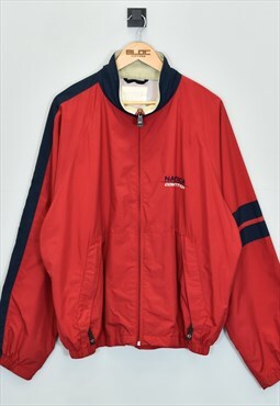 Vintage Nautica Jacket Red XXLarge