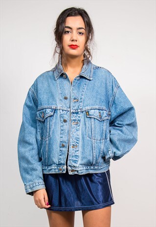 VINTAGE 90'S BLUE LEE OVERSIZE DENIM JACKET