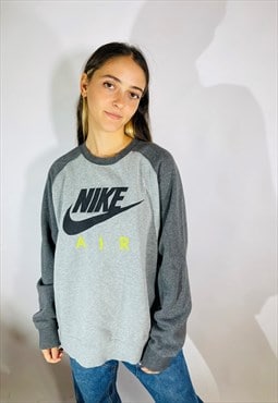 Vintage 90s Nike Air Embroidered Oversized Sweatshirt