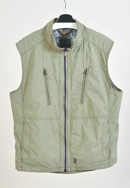 Vintage 00s vest in khaki