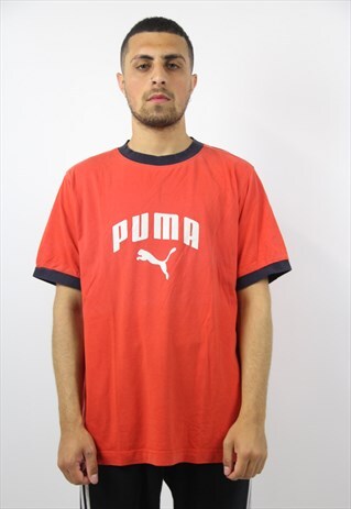 VINTAGE PUMA RED T-SHIRT