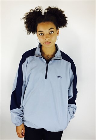 UMBRO 90S PULLOVER EMBROIDERED JACKET