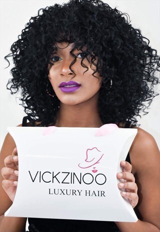 AFRO CURLY WIG IN BLACK