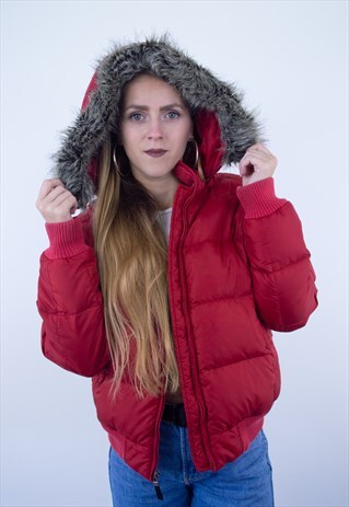 VINTAGE RALPH LAUREN POLO JEANS HOODED WINTER PUFFER JACKET