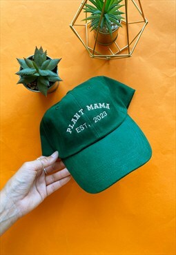 ROR Bottle Green Personalised 'Plant Mama' Baseball Cap