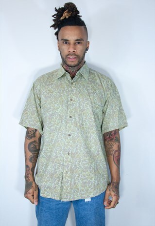 VINTAGE HAWAIIAN CRAZY PATTERNED SHIRT