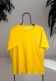 COLUMBIA CSC REAR GRAPHIC SHORT SLEEVE T-SHIRT IN YELLOW 