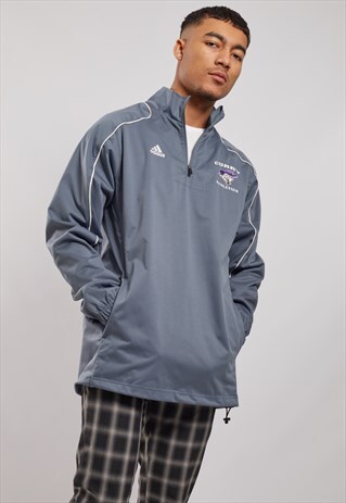 VINTAGE ADIDAS 1/4 ZIP TRACK JACKET