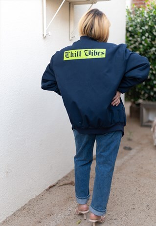 BLUE CHILL VIBES LONG SLEEVE JACKET