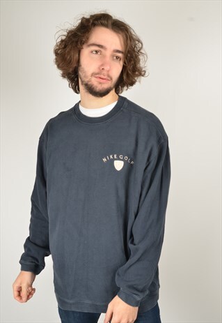 VINTAGE NIKE GOLF SWEATSHIRT IN BLACK