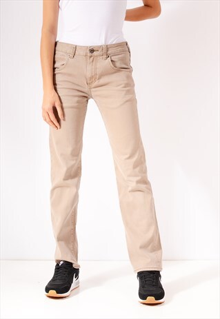 VINTAGE LEE MODERN SERIES SLIM JEANS BEIGE