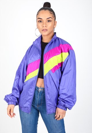 VINTAGE UNBRANDED SHELL JACKET J1109