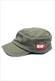 JAPANESE LABEL ARMY CADET CAP KHAKI RETRO MILITARY MEN HAT