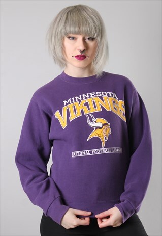 VINTAGE MINNESOTA VIKINGS SWEATSHIRT JUMPER SMALL