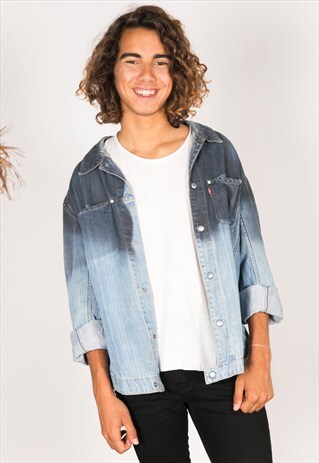 VINTAGE 80S LEVI'S ENGINEERED DENIM JACKET / R293