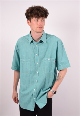 VINTAGE SERGIO TACCHINI SHIRT GREEN