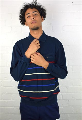 VINTAGE 90'S 1/4 BUTTON SWEATSHIRT