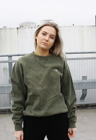 VINTAGE GREEN CHAMPION SWEATSHIRT