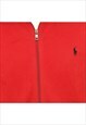 VINTAGE RED RALPH LAUREN TRACK TOP - L