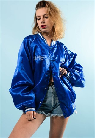 USA BLUE COACH JACKET