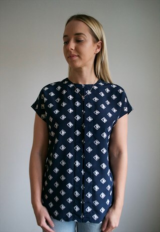 VINTAGE 90'S PATTERNED TOP