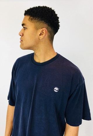 TIMBERLAND EMBROIDERED THICK COTTON T SHIRT