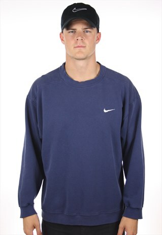 VINTAGE 90S NIKE SMALL LOGO SWEATSHIRT JUMPER
