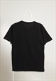 UNIQLO NIRVANA VINTAGE V-NECK PRINT T-SHIRT BLACK