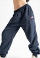 UNISEX VINTAGE 00S PUMA NAVY CUFFED TRACK PANTS