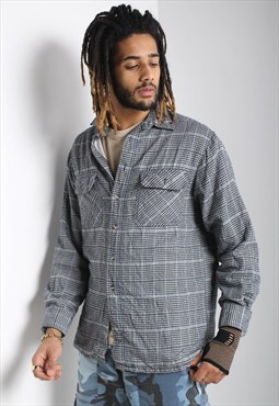 Vintage Lined Check Flannel Shirt Multi