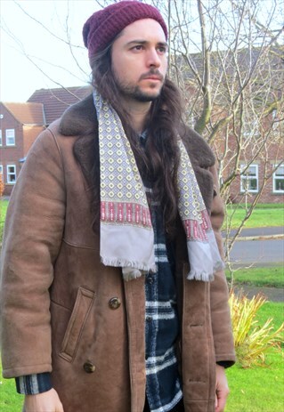 VINTAGE 70S MOD PAISLEY SCARF - SAMMY - INDIE ROCK PREPPIE