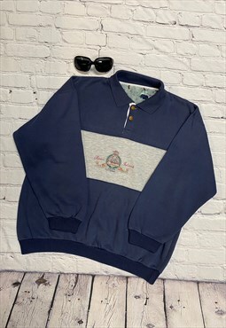 Vintage Collared Sweatshirt
