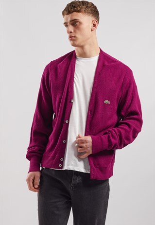 VINTAGE LACOSTE KNITTED CARDIGAN