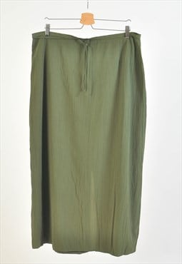 Vintage 90s maxi skirt in khaki