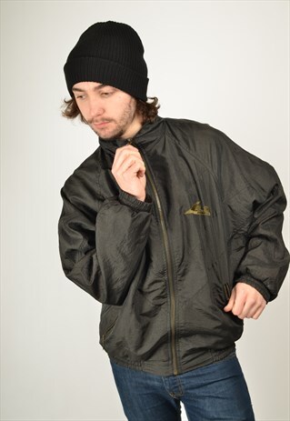 VINTAGE 80'S SHELL JACKET FESTIVAL BLACK