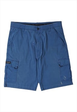 Vintage Wrangler Blue Cargo Shorts Mens